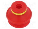 Suction cup; 22mm; 2.7cm3; Suction cup: silicone VMECA