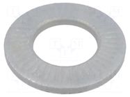 Washer; internally serrated; M12; D=24mm; h=2.9mm; spring steel BOSSARD