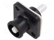 Connector: DC supply; SurLok Plus; male; 5.7mm; PIN: 1; screw; black AMPHENOL