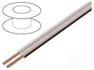 Wire: loudspeaker cable; TLYp; 2x2.5mm2; stranded; Cu; transparent SIMECH