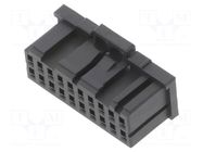 Connector: wire-board; plug; Dynamic D-1200D; female; PIN: 20; 250V TE Connectivity