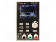 Power supply: programmable laboratory; Ch: 1; 0÷60VDC; 0÷5A; 300W OWON