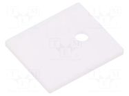 Heat transfer pad: aluminum; TO218,TOP3; Thk: 1.6mm; 25W/mK; 10kV ALUTRONIC