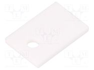Heat transfer pad: aluminum; TO220; Thk: 1.5mm; 25W/mK; 15kV; screw ALUTRONIC