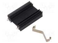 Heatsink: extruded; H; TO218,TO220,TOP3; black; L: 50.8mm; W: 35mm ALUTRONIC