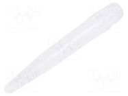 Needle: plastic; L: 4"; straight,conical; 1/4"; LDPE; 2.38mm Techcon