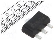 Transistor: NPN; bipolar; 80V; 1A; 500mW; SOT89 DIOTEC SEMICONDUCTOR