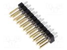 Pin header; pin strips; BERGSTIK; male; PIN: 20; straight; 2.54mm Amphenol Communications Solutions