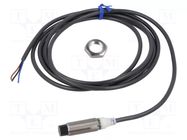 Sensor: inductive; OUT: PNP / NO; 0÷8mm; 12÷24VDC; M12; 2m; IP67 OMRON