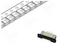 Connector: FFC/FPC; F52Q; PIN: 4; top contacts,ZIF; SMT; 50V; 500mA Amphenol Communications Solutions