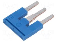 Comb bridge; blue; terminals: 3; 6mm PHOENIX CONTACT