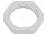 Nut; NPT1"; polyamide; light grey; Thread: inch,NPT; with flange LAPP