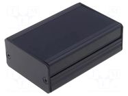Enclosure: with panel; AKG; X: 55mm; Y: 80mm; Z: 28mm; aluminium FISCHER ELEKTRONIK