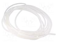 Hose; silicone; 6mm; -60÷180°C; food industry PNEUMAT