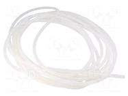 Hose; silicone; 6mm; -60÷180°C; food industry PNEUMAT