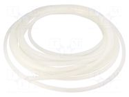 Hose; silicone; 8mm; -60÷180°C; food industry PNEUMAT
