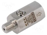 Accessories: snubber adjustable; NPT 1/4"; steel CrNi 1.4571 WIKA
