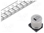 Capacitor: electrolytic; low ESR; SMD; 680uF; 50VDC; Ø16x16.5mm PANASONIC