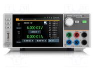 Device: source-measure; Ch: 1; 0÷20V; 8A; 60W; 50uVDC; Plug: EU ROHDE & SCHWARZ