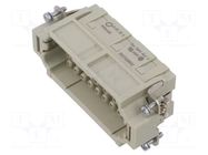 Connector: HDC; contact insert; male; EPIC H-EE; PIN: 32; 16A; 500V LAPP