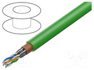 Wire; ETHERLINE® Cat.6a,S/FTP; 4x2x23AWG; 6a; stranded; Cu; PVC LAPP