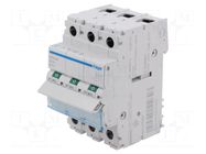 Switch-disconnector; Poles: 3; for DIN rail mounting; 100A; IP20 HAGER