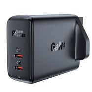 Acefast GaN charger (UK plug) 2x USB Type C 50W, Power Delivery, PPS, Q3 3.0, AFC, FCP black (A32 UK), Acefast