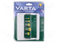 Charger: for rechargeable batteries; Ni-MH; white VARTA