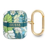 Guess GUA2HHFLN AirPods cover green/green Flower Strap Collection, Guess