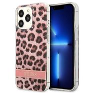 Guess GUHCP13LHSLEOP iPhone 13 Pro / 13 6.1&quot; pink/pink hardcase Leopard, Guess