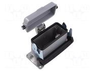 Enclosure for connectors: HDC; size H-B 16; with latch; straight LAPP