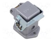 Enclosure for connectors: HDC; size H-A 3; with latch; straight LAPP