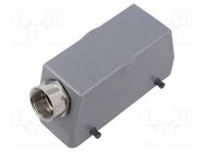 Enclosure: for HDC connectors; EPIC H-B; size H-B 24; M25; angled 