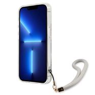 Guess GUHCP13SHFLSU iPhone 13 mini 5.4&quot; purple/purple hardcase Flower Strap, Guess