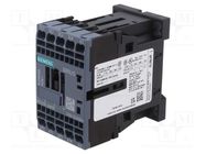 Contactor: 4-pole; NO x4; 230VAC; 9A; 3RT23; spring clamps; 690V 