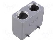 Enclosure for connectors: HDC; size H-B 16; for cable; high; M25 LAPP
