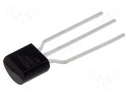 IC: temperature sensor; -55÷150°C; TO92; THT; Interface: analog TEXAS INSTRUMENTS