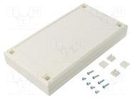 Enclosure: multipurpose; X: 112mm; Y: 200mm; Z: 31mm; ABS; white SUPERTRONIC