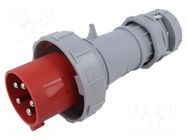 Connector: AC supply; plug; male; 63A; 400V; IEC 60309; IP67; PIN: 5 TAIZHOU BAOLUDA ELECTRIC