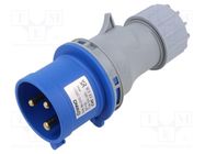 Connector: AC supply; plug; male; 32A; IEC 60309; IP44; PIN: 3; 230V TAIZHOU BAOLUDA ELECTRIC