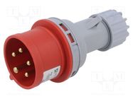 Connector: AC supply; plug; male; 16A; IEC 60309; IP44; PIN: 5; 400V TAIZHOU BAOLUDA ELECTRIC
