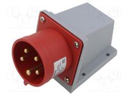 Connector: AC supply; socket; male; 32A; IEC 60309; IP44; PIN: 5 TAIZHOU BAOLUDA ELECTRIC