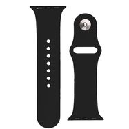 Silicone Strap APS for Apple Watch 38/40/41mm Strap Watch Bracelet - Black, Hurtel