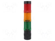 Signalling column; red/orange/green; 24VDC; 24VAC; IP66,IP69K WERMA