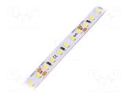 LED tape; white; 2835; LED/m: 120; 8mm; IP33; 120°; 9.6W/m; CRImin: 80 POS