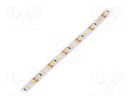 LED tape; white neutral; 2835; LED/m: 120; 8mm; IP33; 120°; 9.6W/m POS