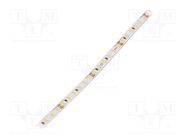 LED tape; white warm; 2835; 24V; LED/m: 120; 8mm; IP33; 120°; 9.6W/m POS