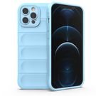 Magic Shield Case case for iPhone 12 Pro Max flexible armored case light blue, Hurtel
