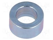 Spacer sleeve; 5mm; cylindrical; steel; zinc; Out.diam: 10mm DREMEC