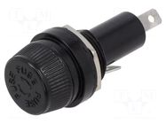 Fuse holder; 10.3x38.1mm; 30A; on panel; 600VAC; bakelite OPTIFUSE
